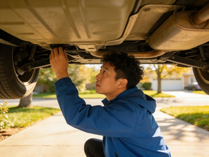 美国华人汽车漏油自查指南，简单几步找到漏点不花冤枉钱