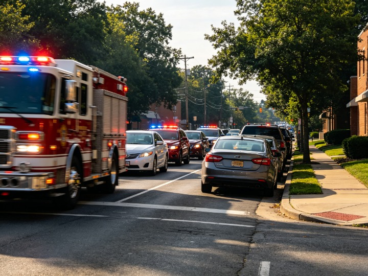 美国开车遇到紧急车辆怎么让？新手必须知道的避让规则