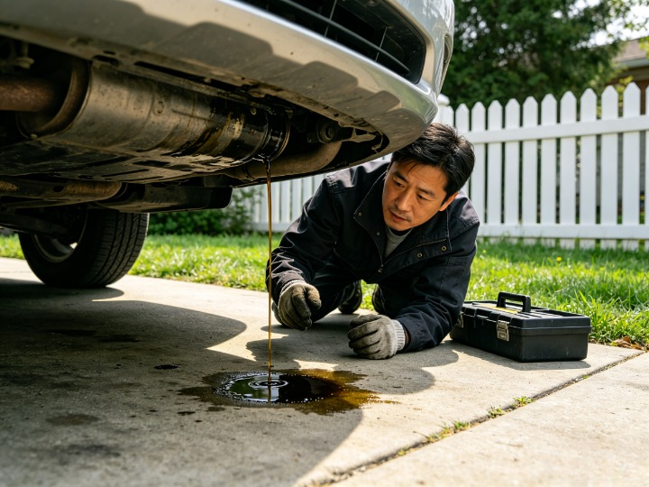 汽车漏油不修会有什么后果？风险程度与维修时机解析