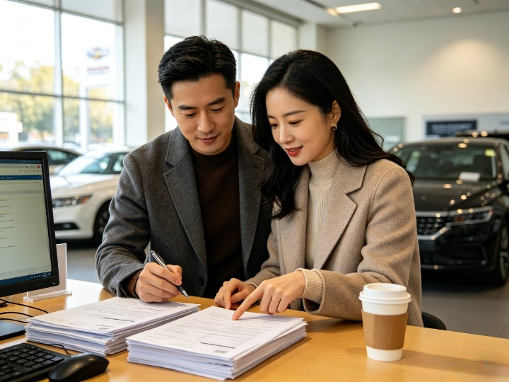 美国二手车过户流程，在时代车行的经历